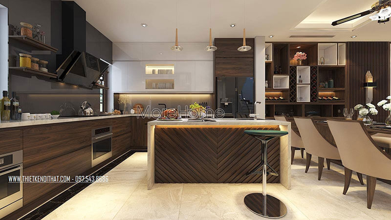 Những thiết kế phòng bếp tiện nghi thông minh cho nhà đẹp