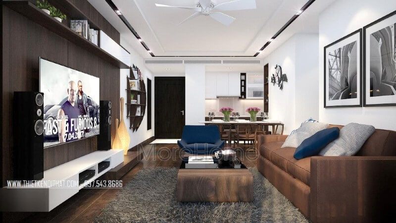 +17 Ý tưởng thiết kế phòng khách căn hộ 3d cao cấp, độc đáo 2022-2025