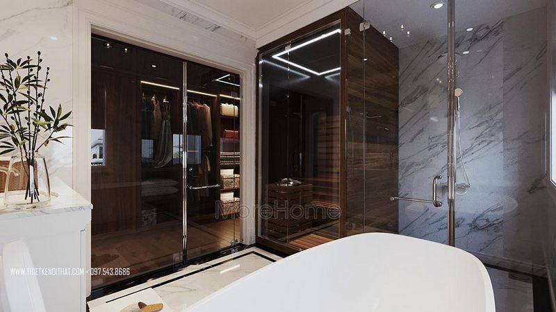Tuyển chọn 17 thiết kế phòng tắm có bồn phong cách hiện đại, cao cấp